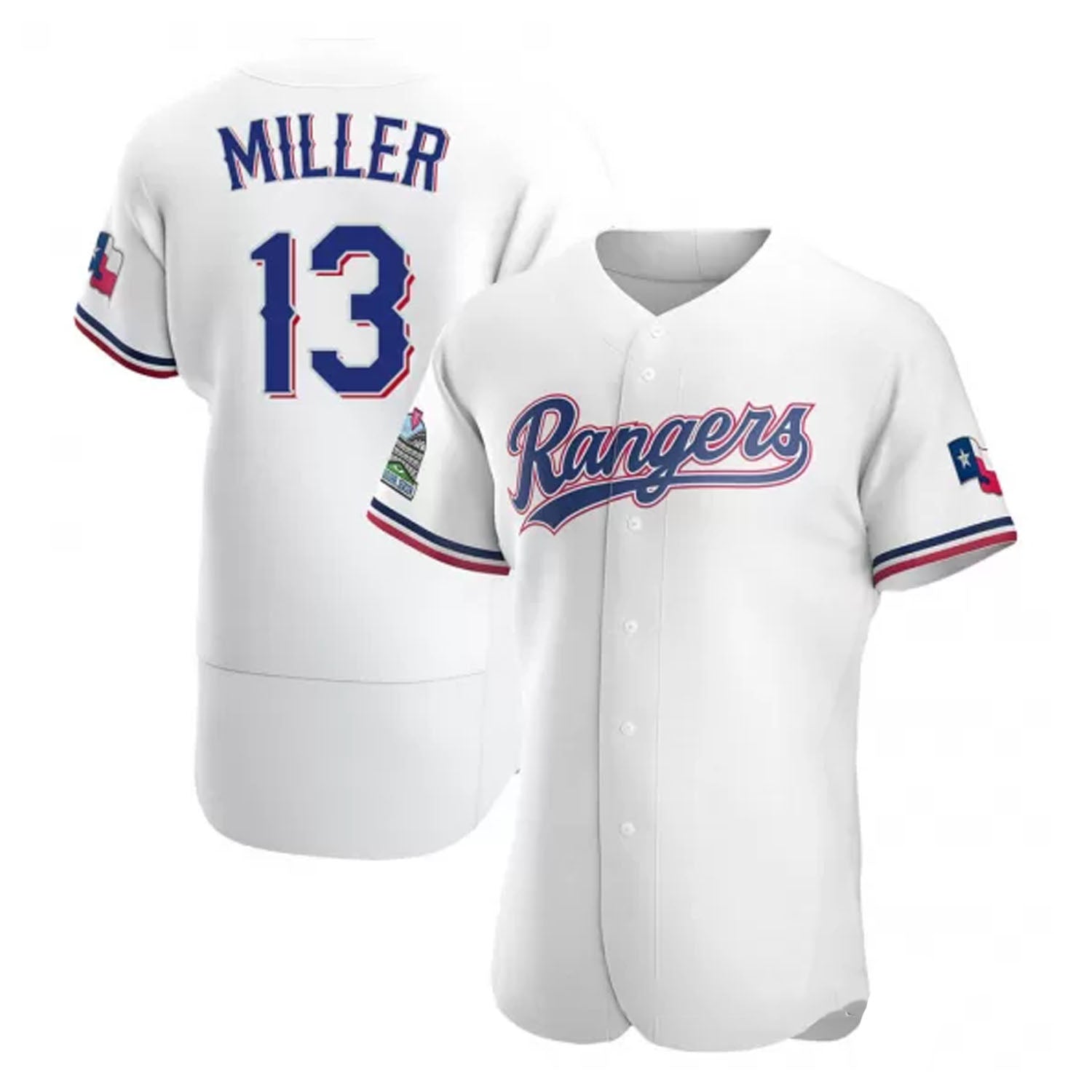 Brad Miller Texas Rangers 13 Jersey