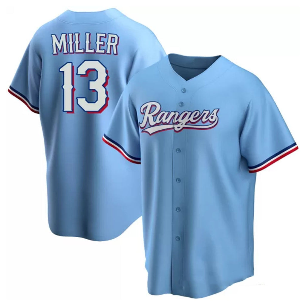 Brad Miller Texas Rangers 13 Jersey