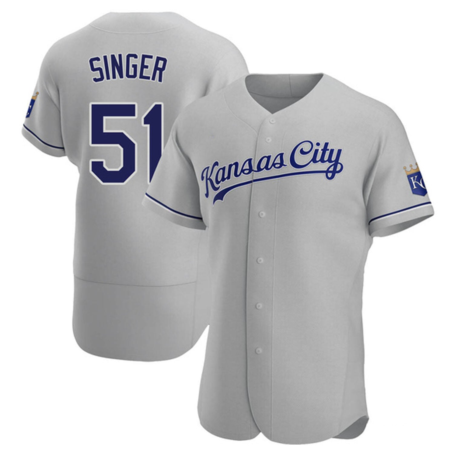 Brady Singer Kansas City Royals 51 Jersey