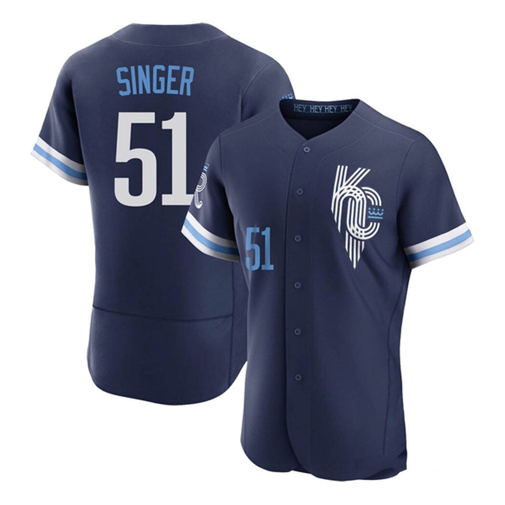 Brady Singer Kansas City Royals 51 Jersey