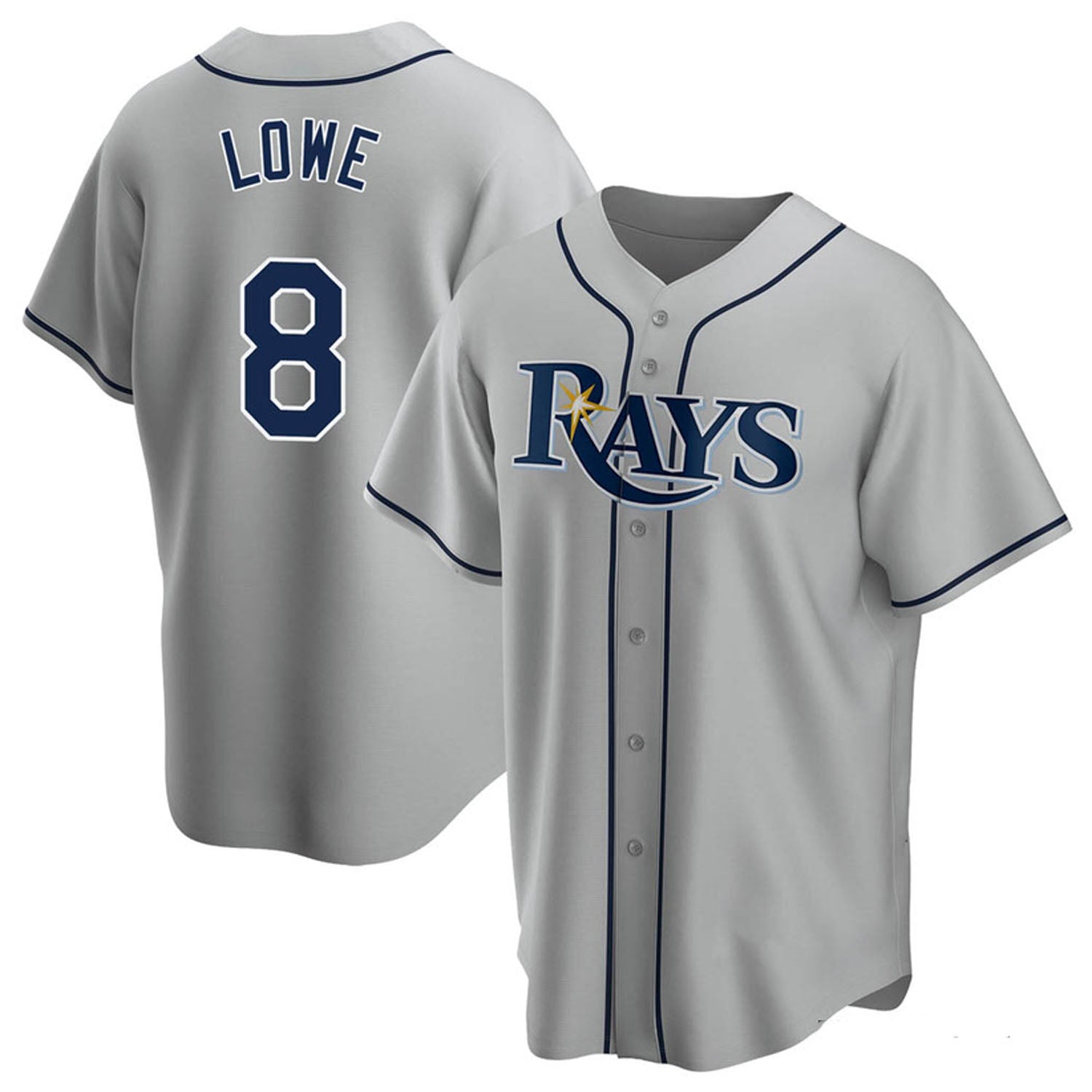 Brandon Lowe Tampa Bay Rays 8 Jersey