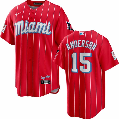 Brian Anderson Miami Marlins 15 Jersey