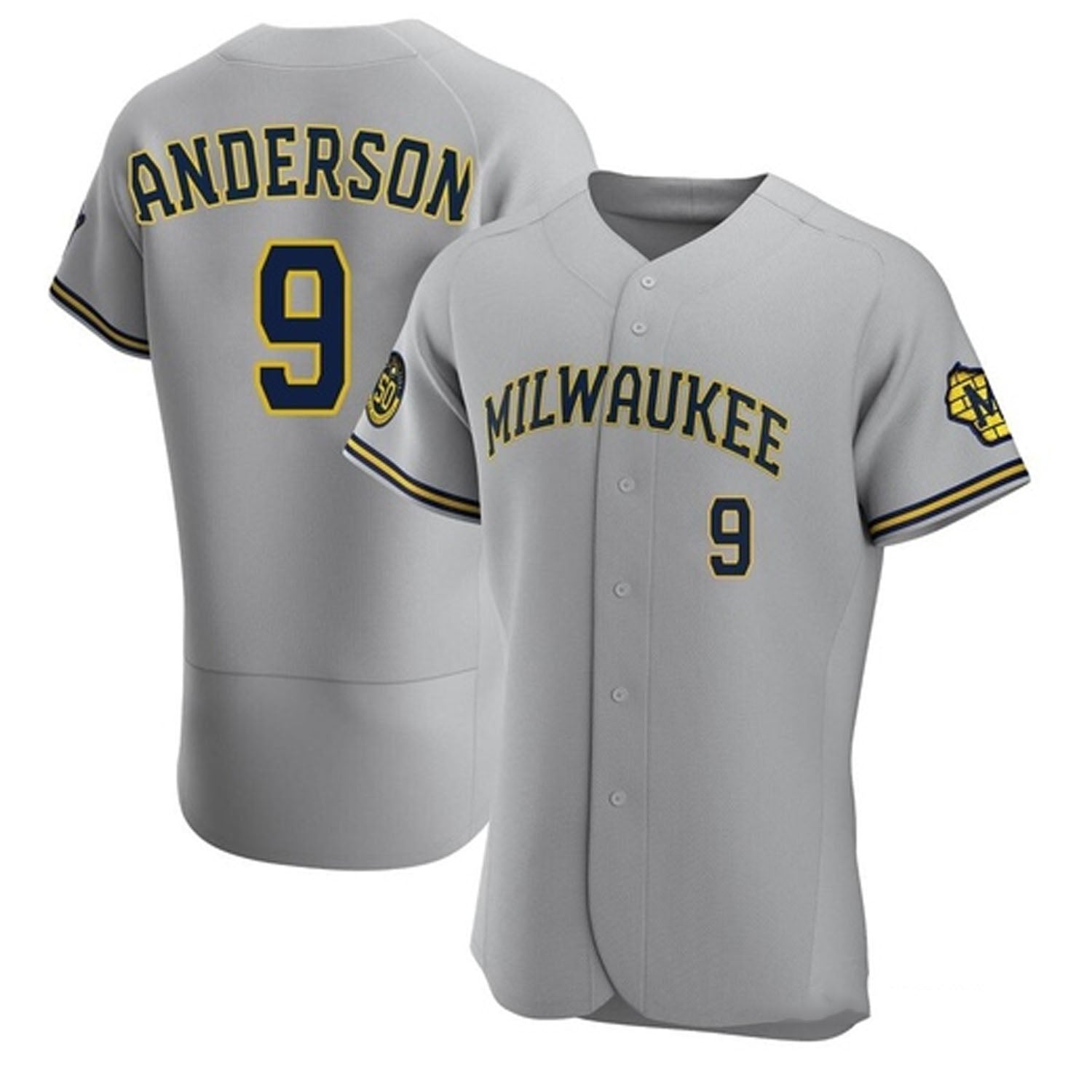Brian Anderson Milwaukee Brewers 9 Jersey