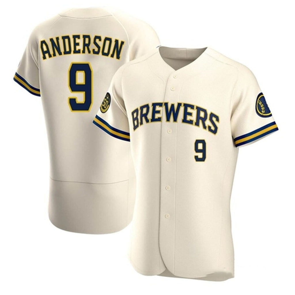 Brian Anderson Milwaukee Brewers 9 Jersey