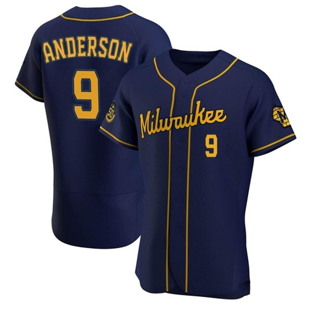 Brian Anderson Milwaukee Brewers 9 Jersey