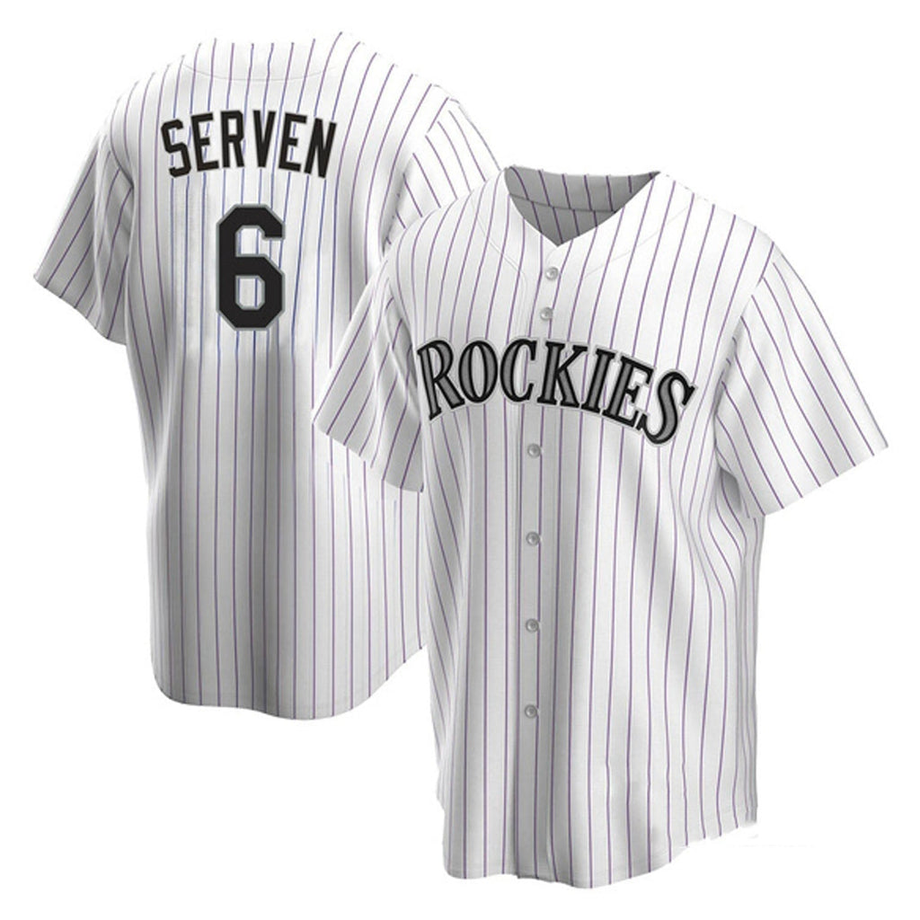 Brian Serven Colorado Rockies 6 Jersey