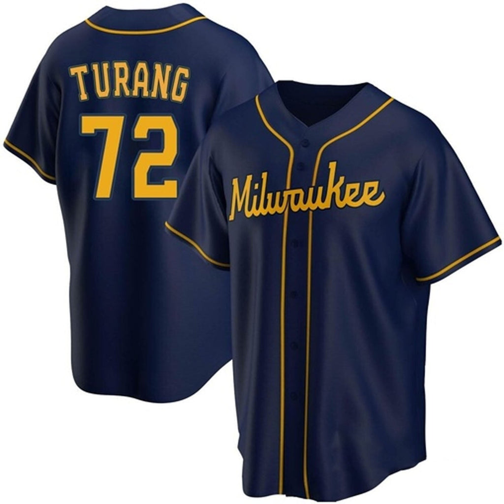 Brice Turang Milwaukee Brewers 72 Jersey
