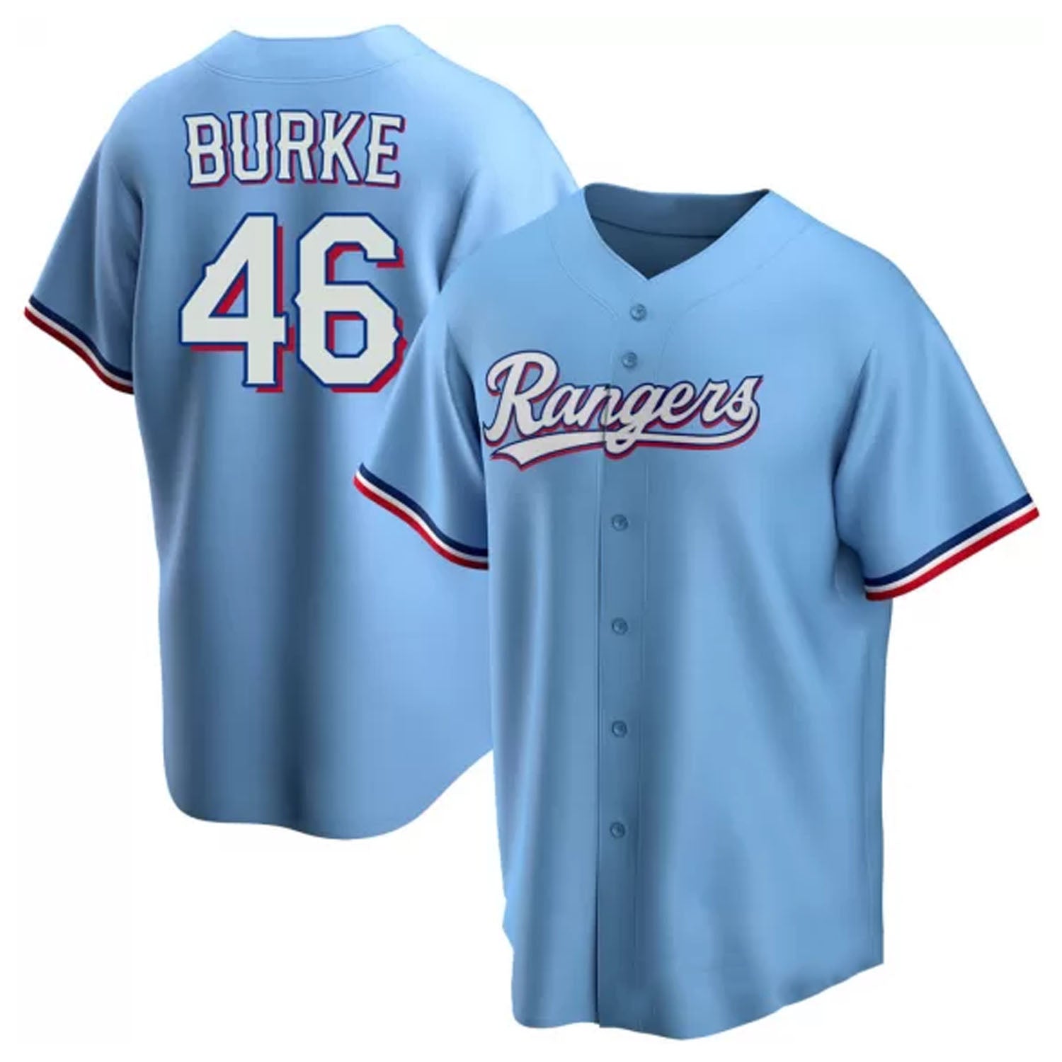 Brock Burke Texas Rangers 46 Jersey