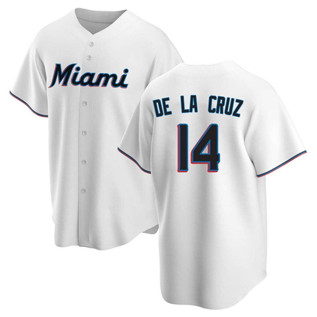 Bryan De La Cruz Miami Marlins 14 Jersey