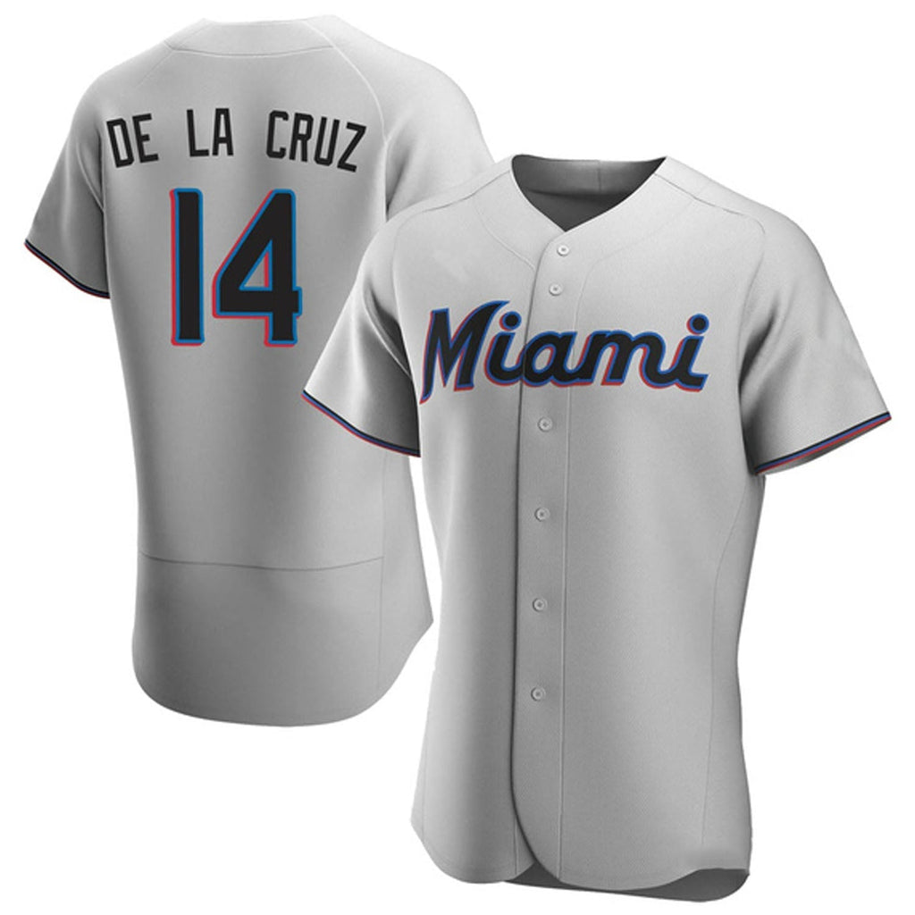 Bryan De La Cruz Miami Marlins 14 Jersey