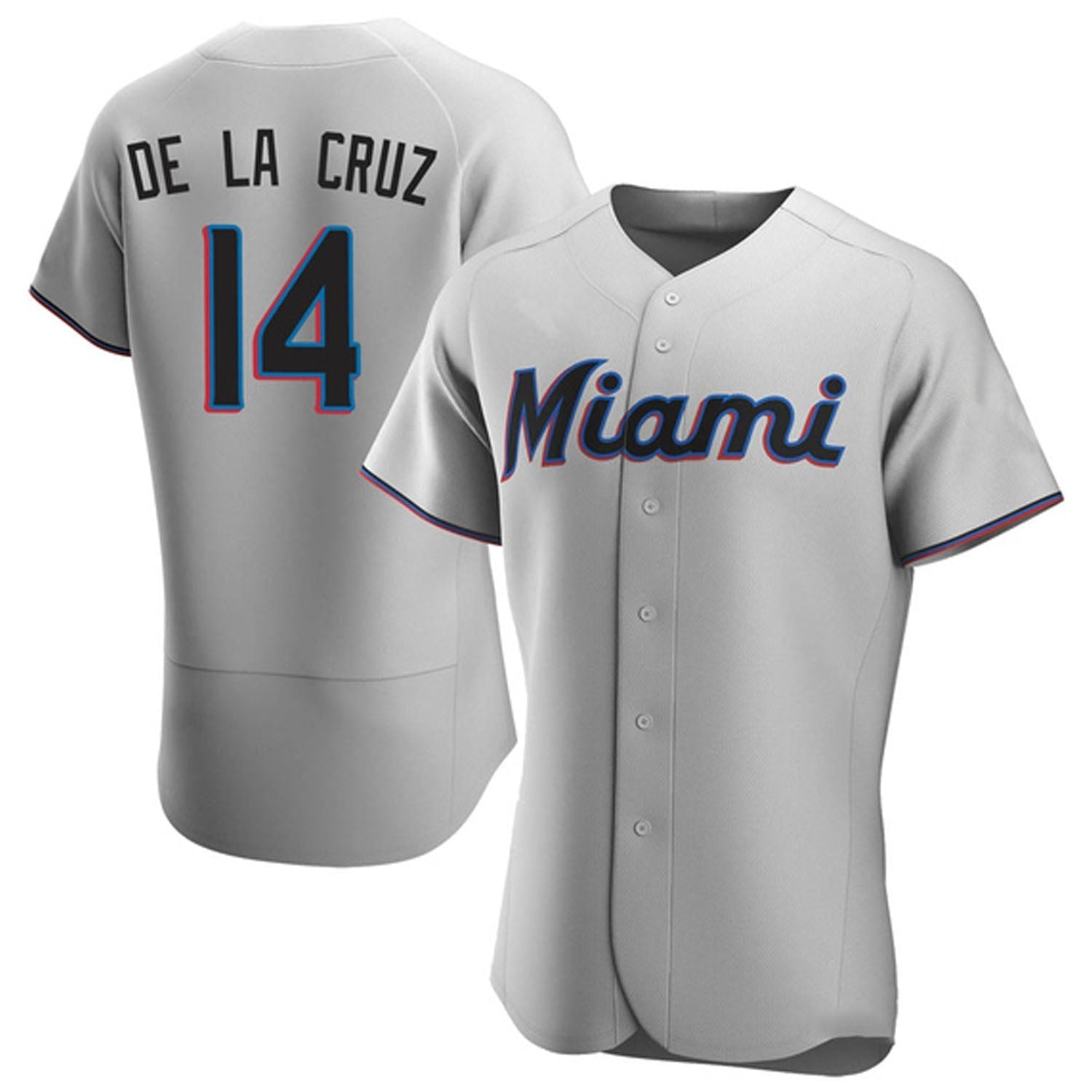 Bryan De La Cruz Miami Marlins 14 Jersey