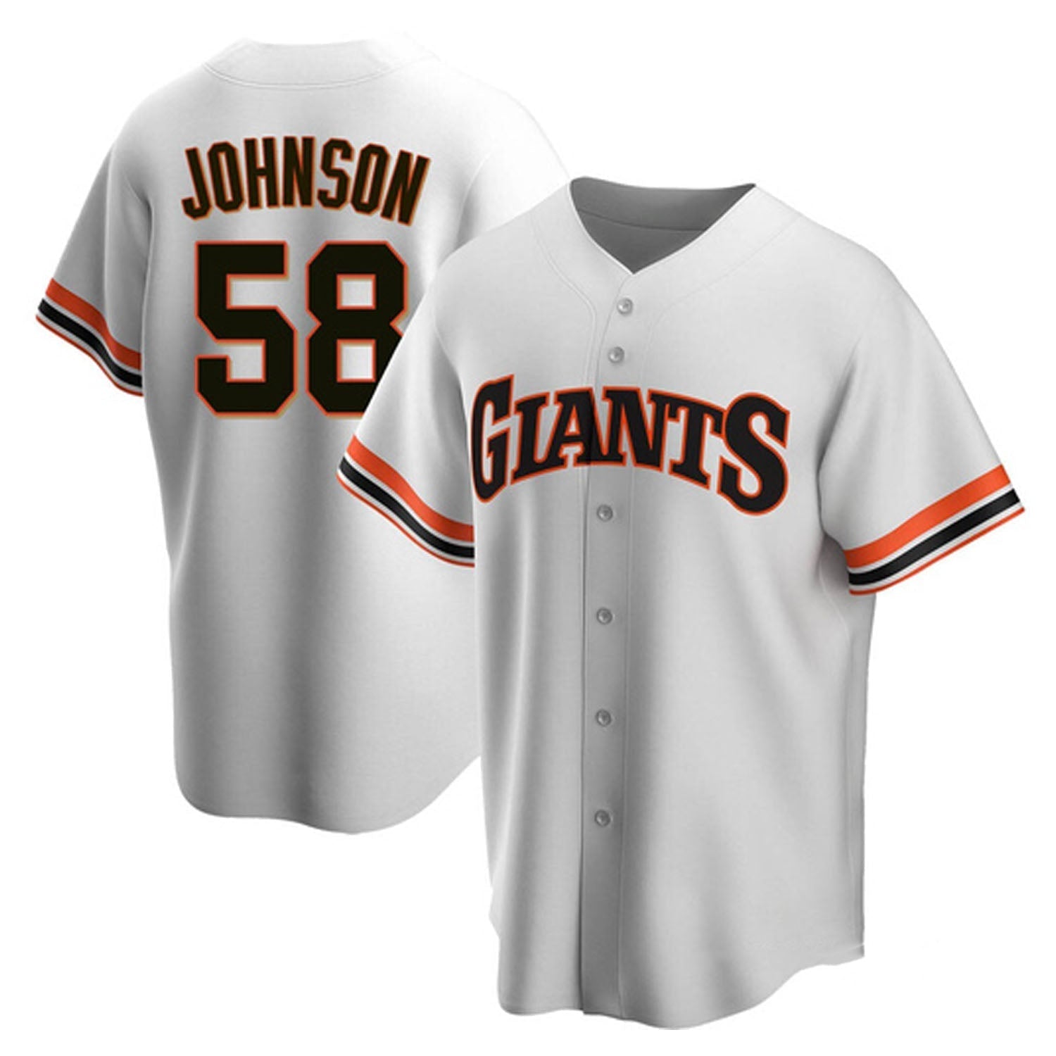 Bryce Johnson San Francisco Giants 58 Jersey