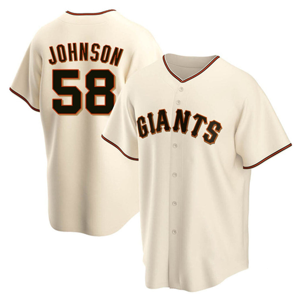 Bryce Johnson San Francisco Giants 58 Jersey