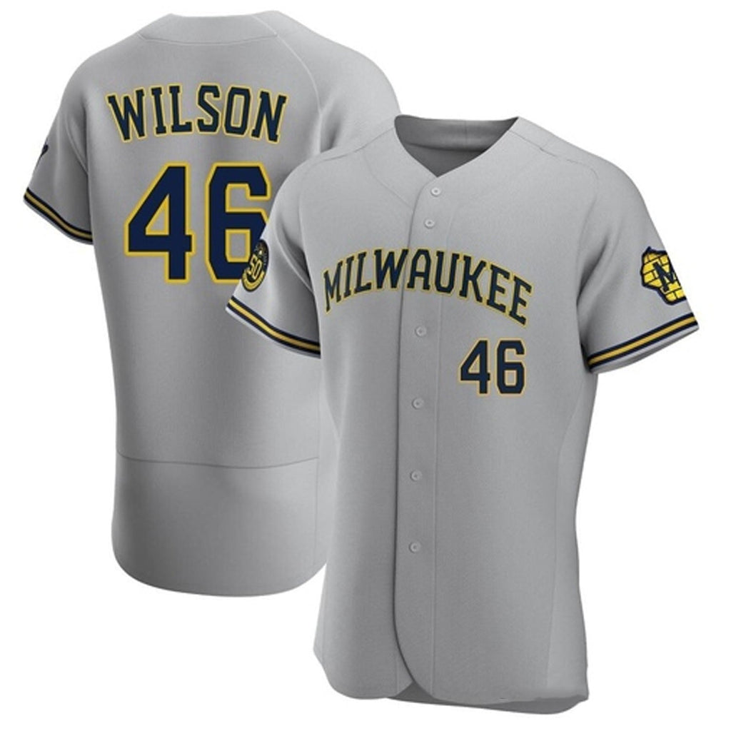 Bryse Wilson Milwaukee Brewers 46 Jersey