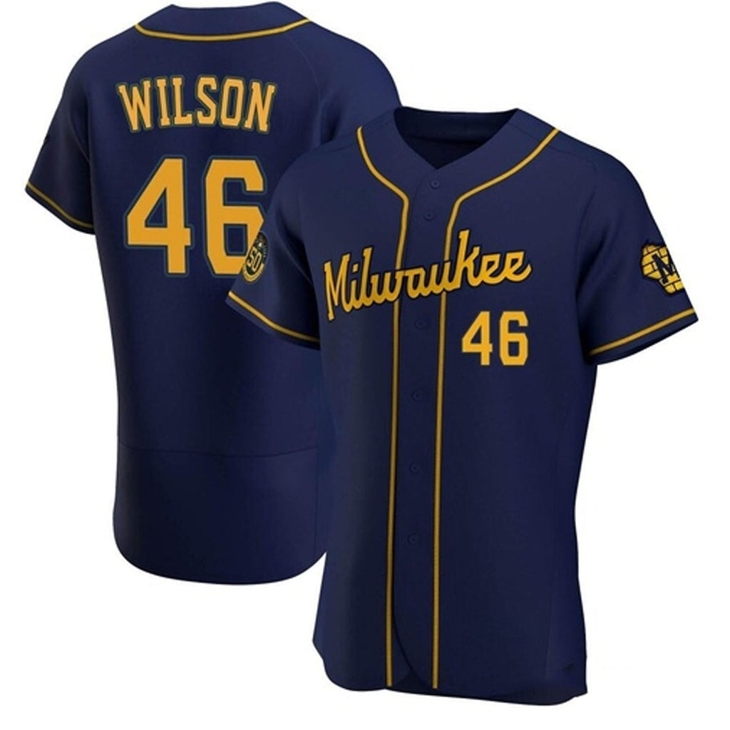Bryse Wilson Milwaukee Brewers 46 Jersey