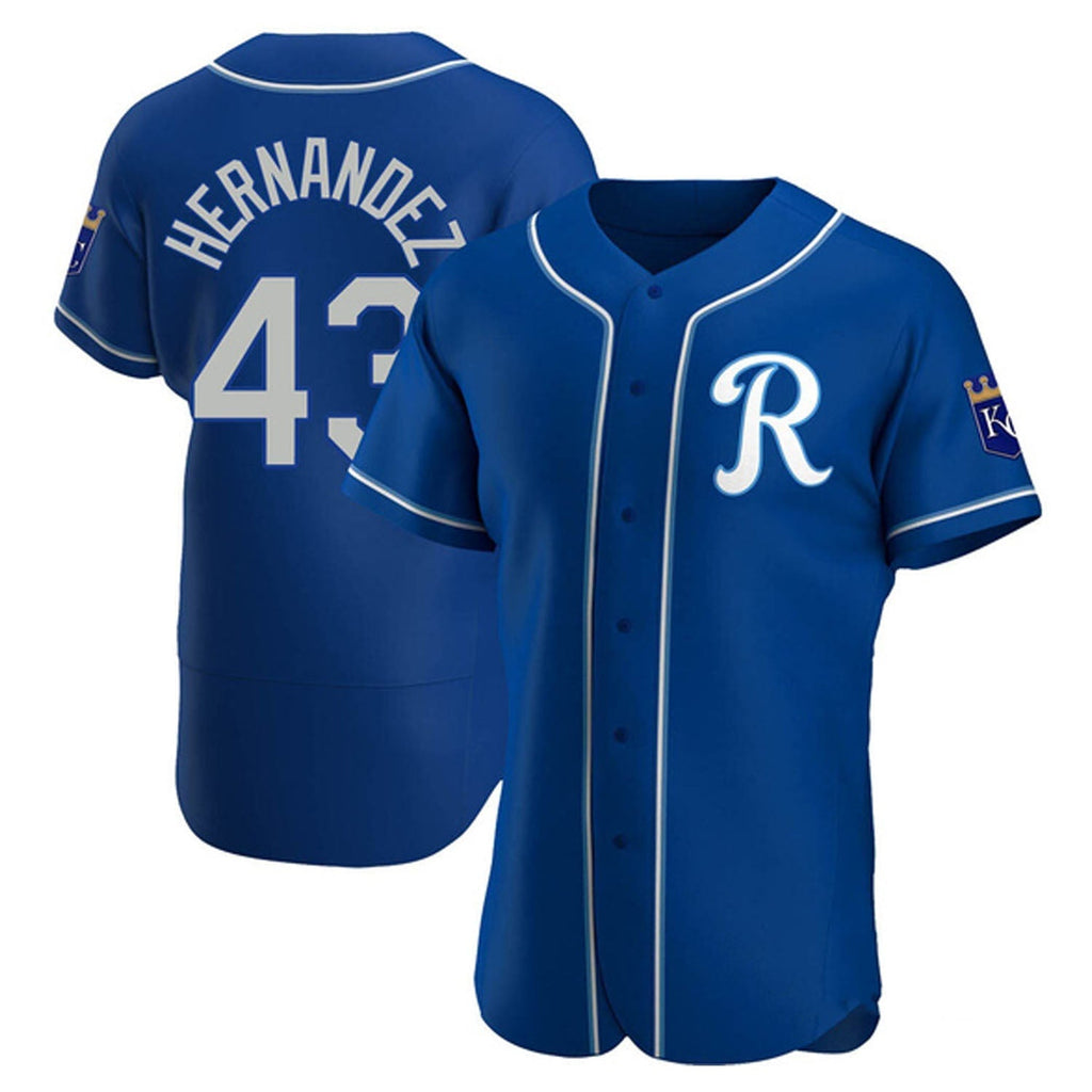 Carlos Hernandez Kansas City Royals 43 Jersey