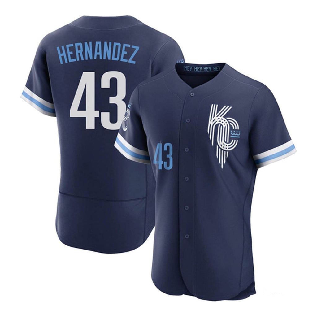 Carlos Hernandez Kansas City Royals 43 Jersey