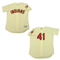 Carlos Santana Cleveland Indians 41 Jersey