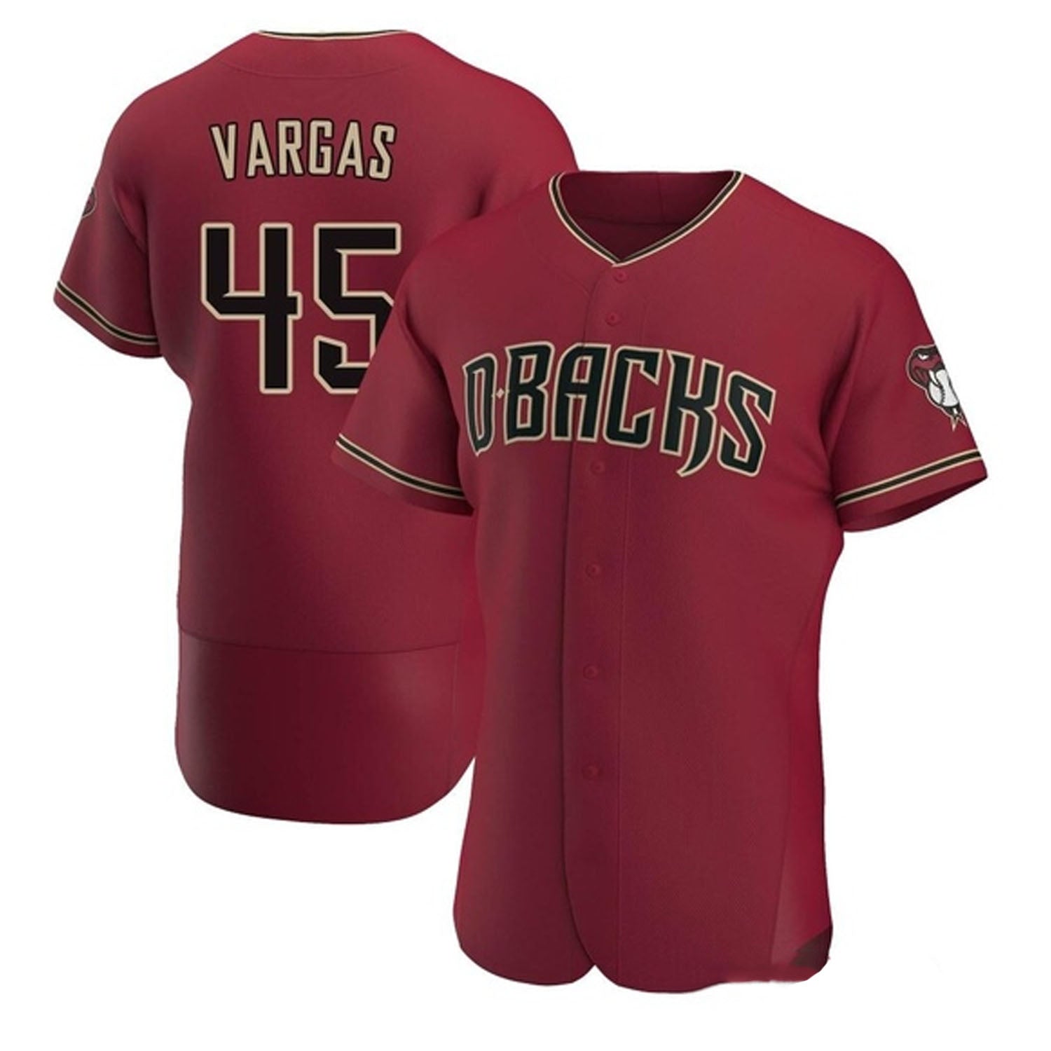 Carlos Vargas Arizona Diamondbacks 45 Jersey