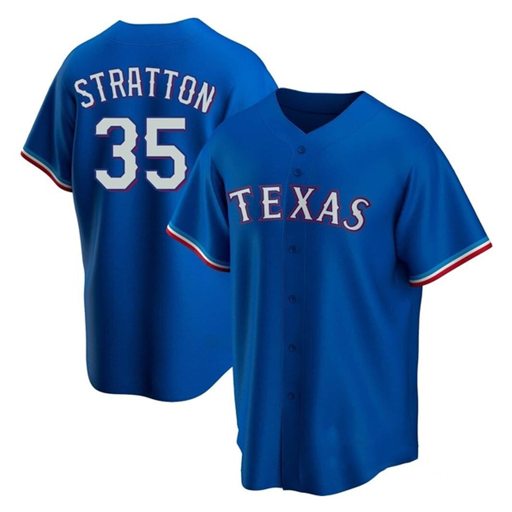 Chris Stratton Texas Ranger 35 Jersey