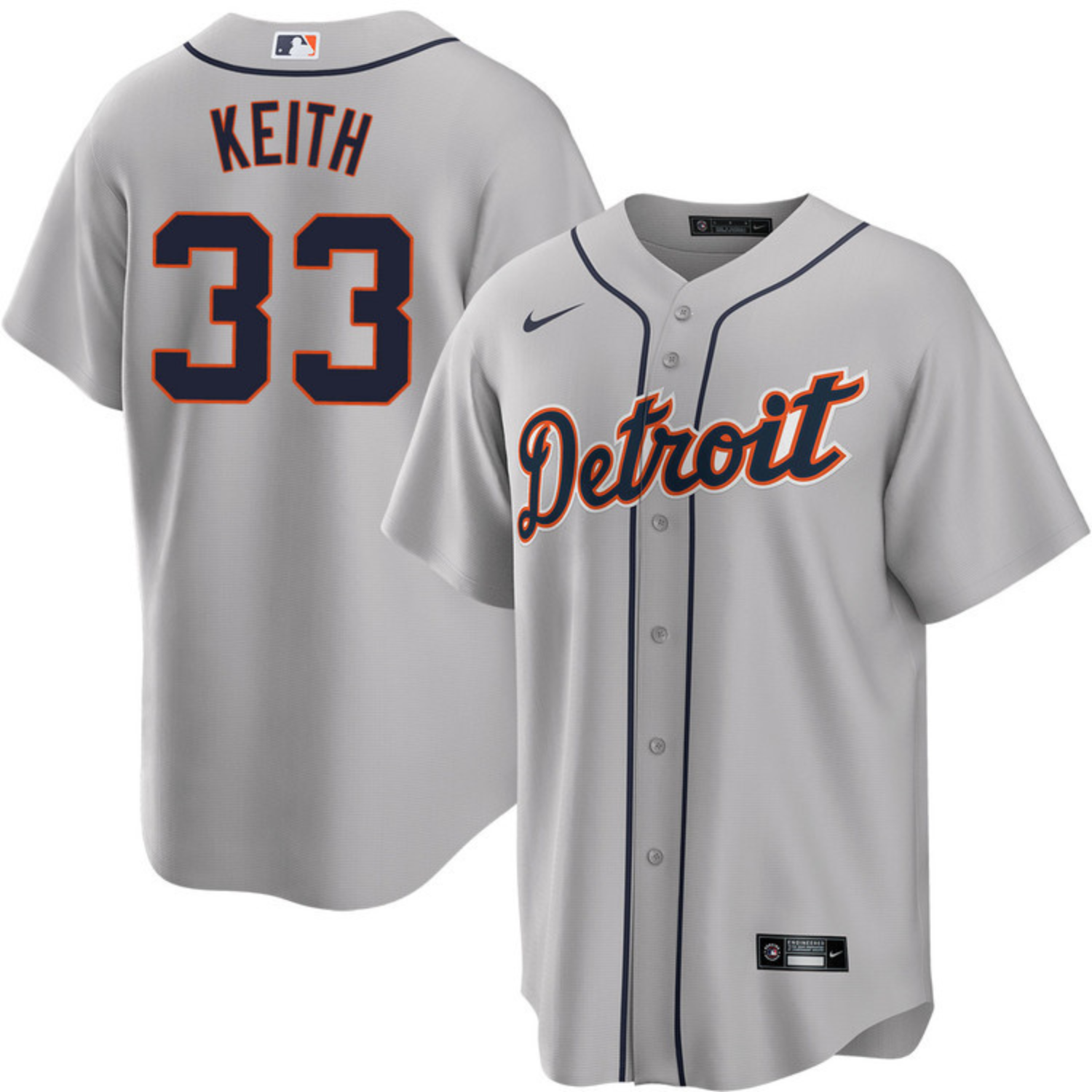 Colt Keith Detroit Tigers 33 Jersey