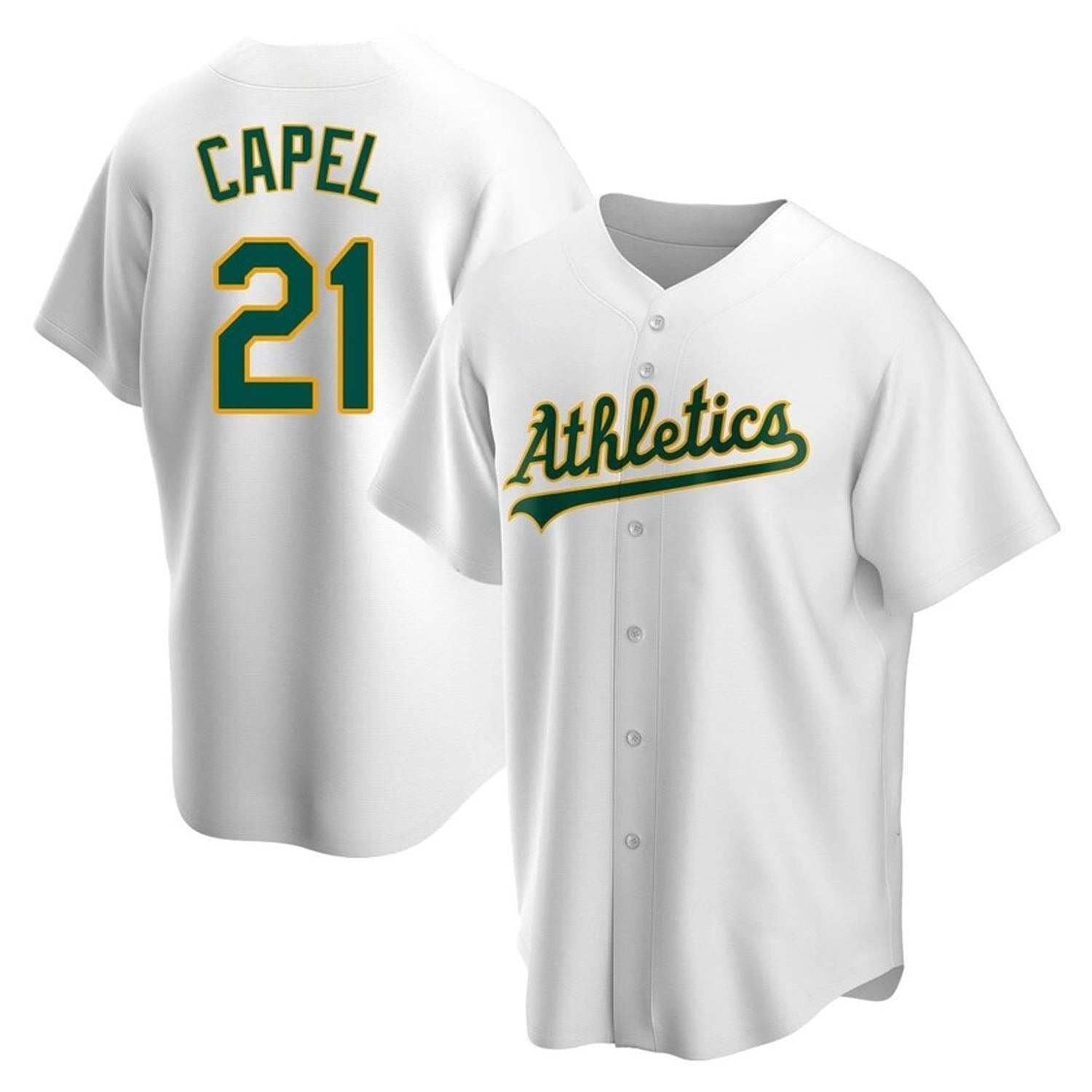 Conner Capel Oakland Athletics 21 Jersey