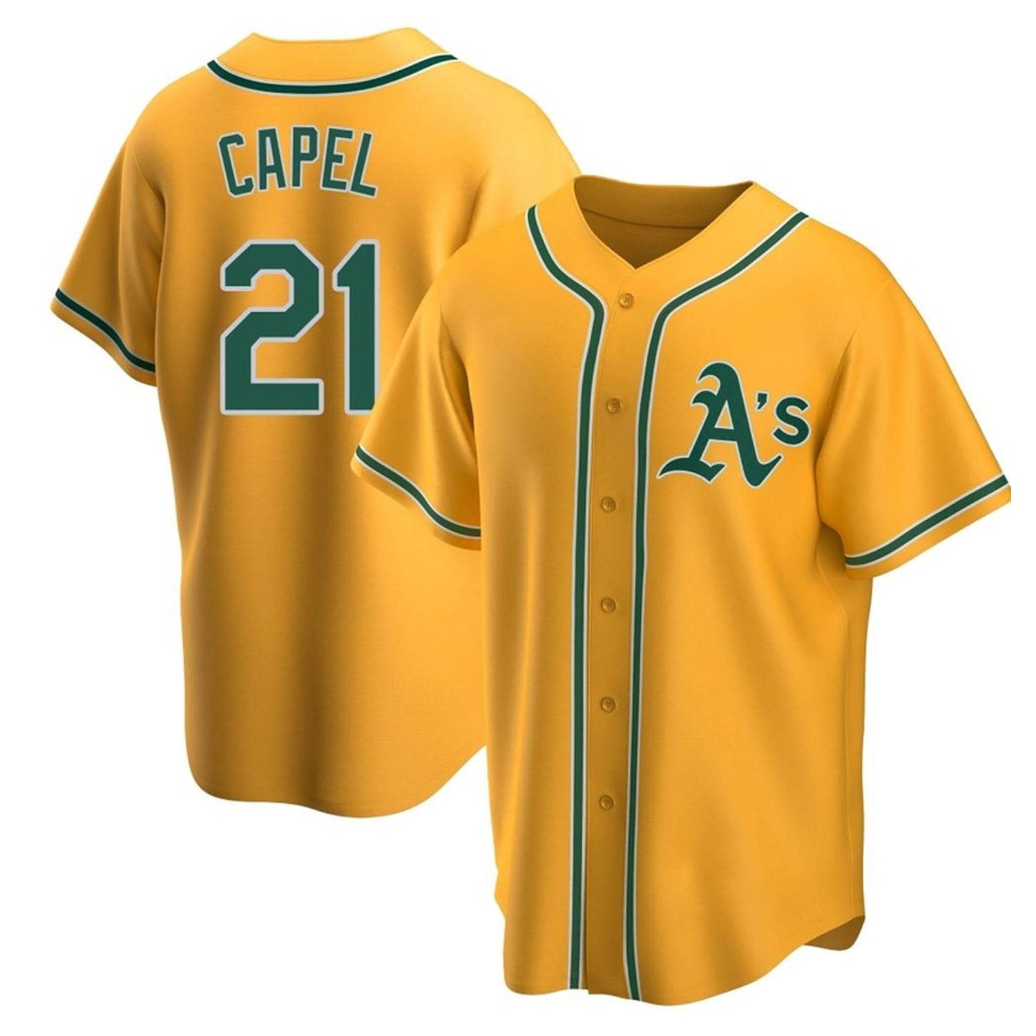 Conner Capel Oakland Athletics 21 Jersey