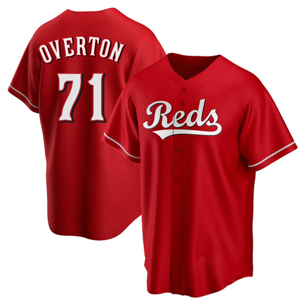 Connor Overton Cincinnati Reds 71 Jersey