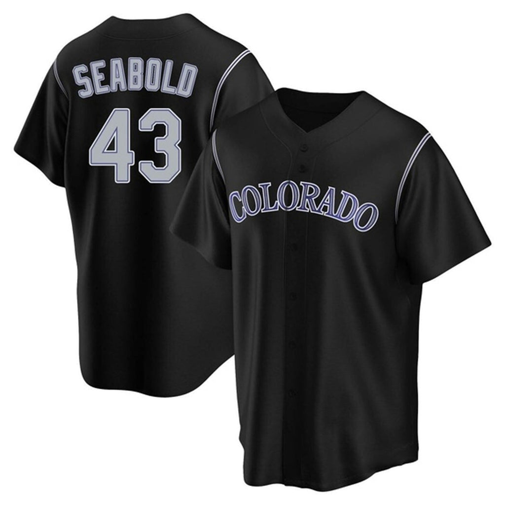 Connor Seabold Colorado Rockies 43 Jersey