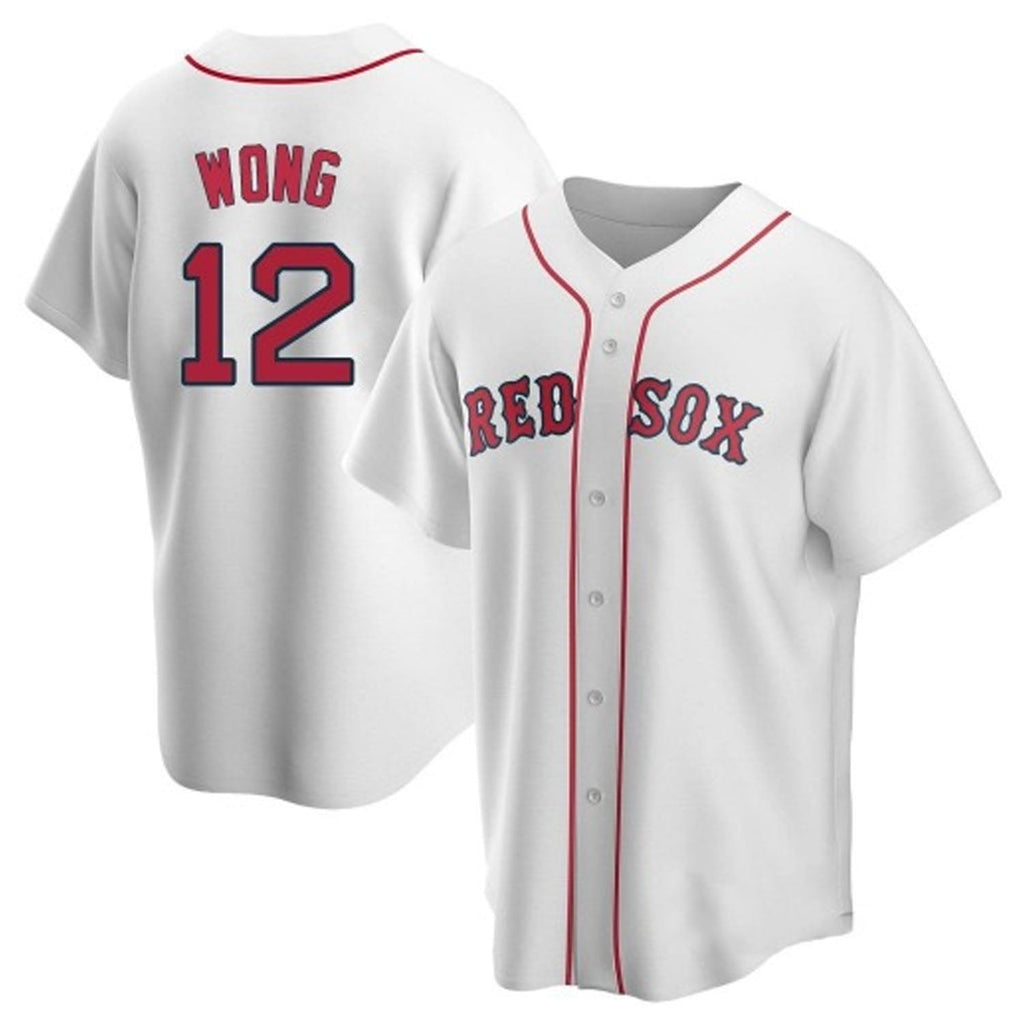 Connor Wong Boston Red Sox 12 Jersey