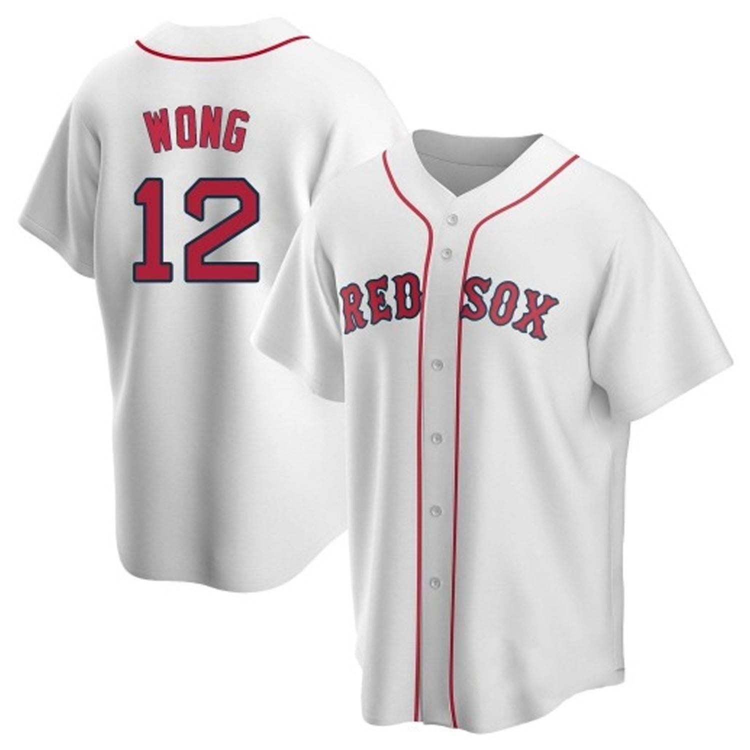 Connor Wong Boston Red Sox 12 Jersey