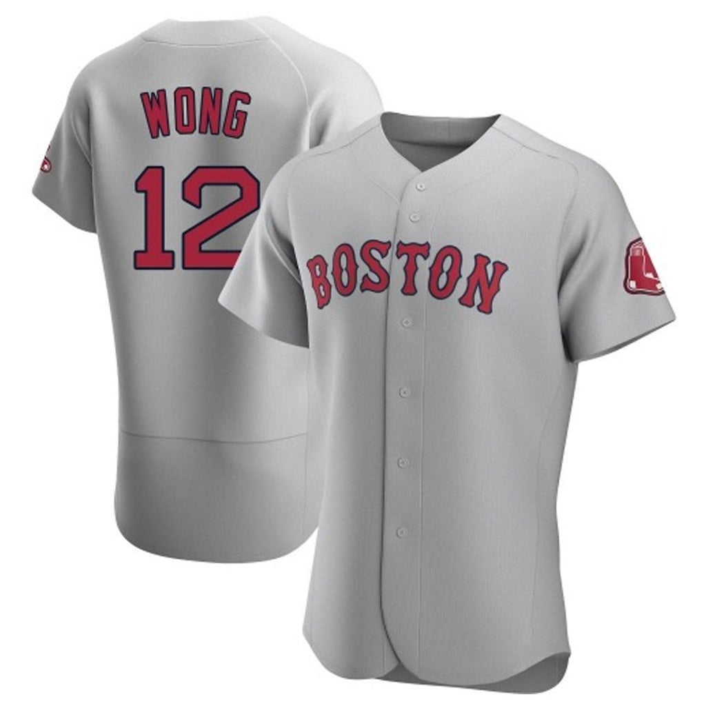 Connor Wong Boston Red Sox 12 Jersey