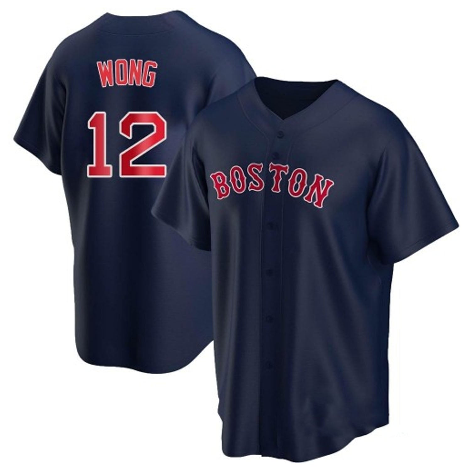 Connor Wong Boston Red Sox 12 Jersey