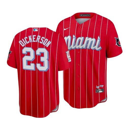 Corey Dickerson Miami Marlins 23 Jersey