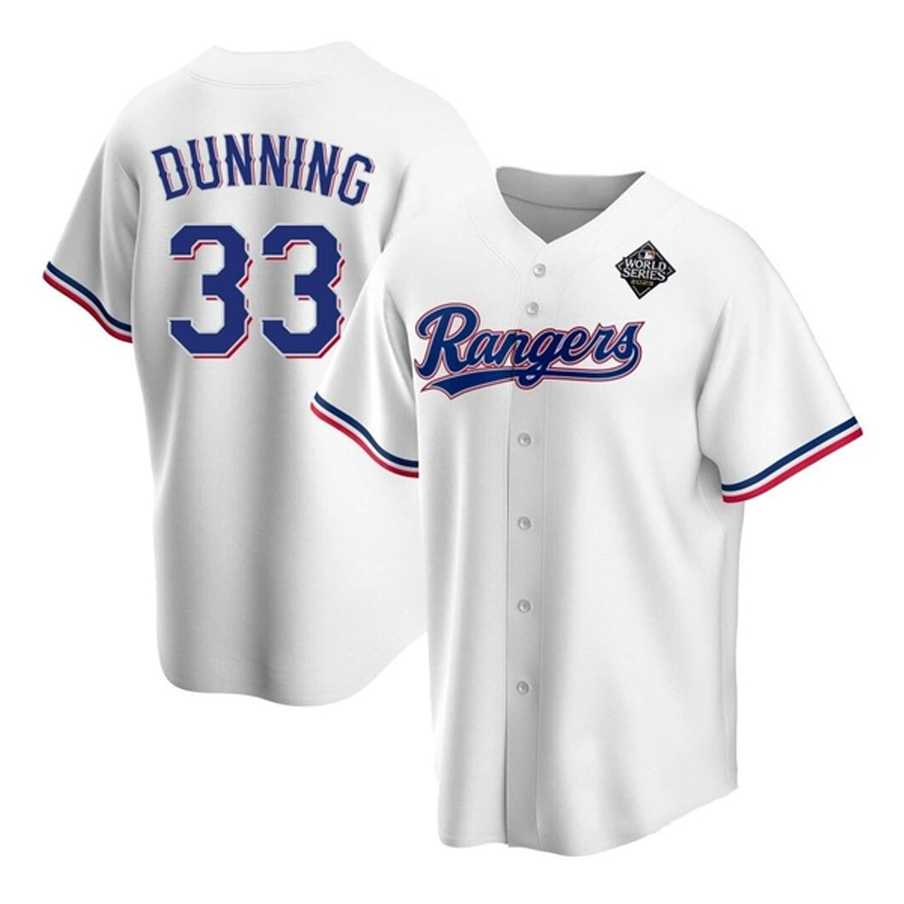 Dane Dunning Texas Ranger 33 Jersey