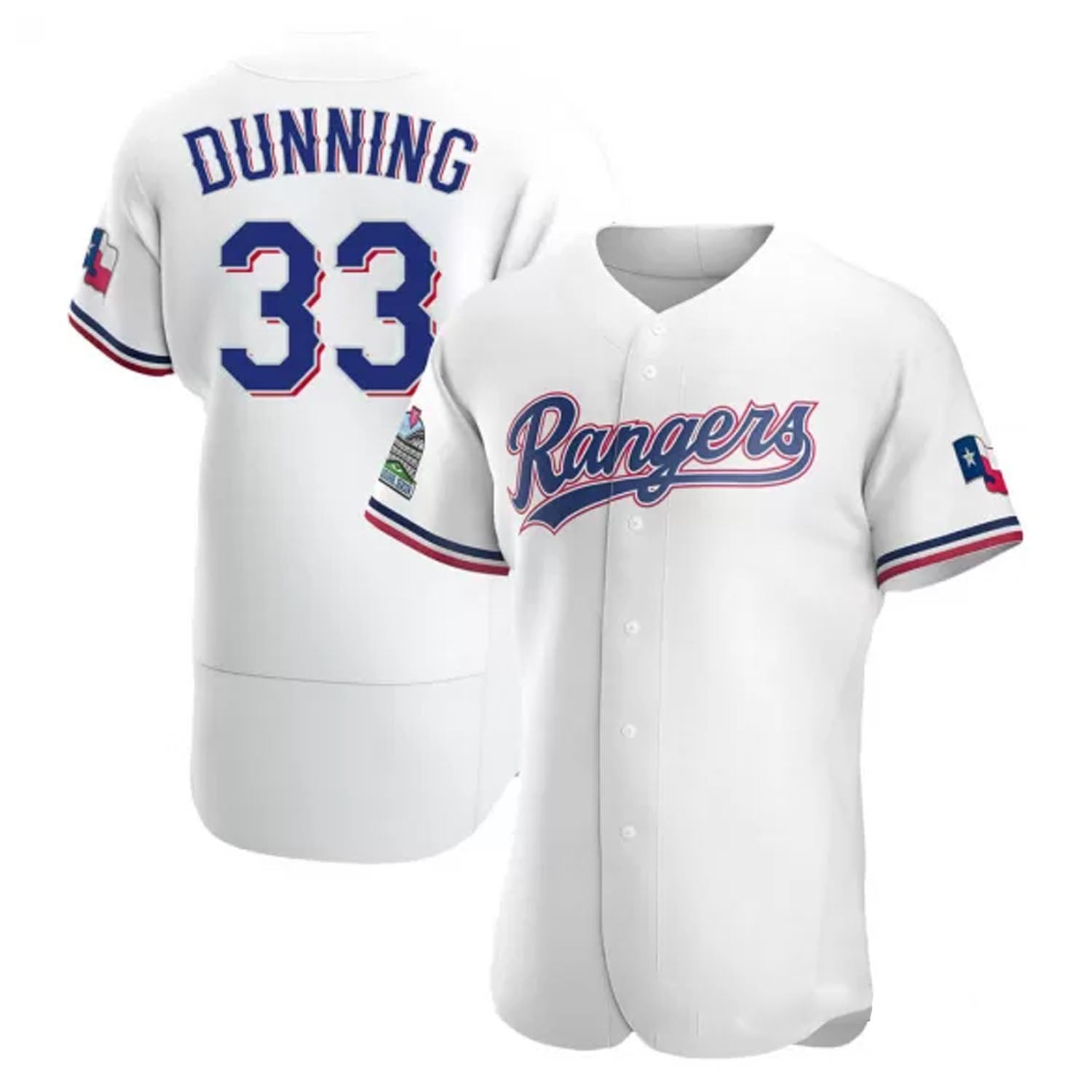 Dane Dunning Texas Rangers 33 Jersey