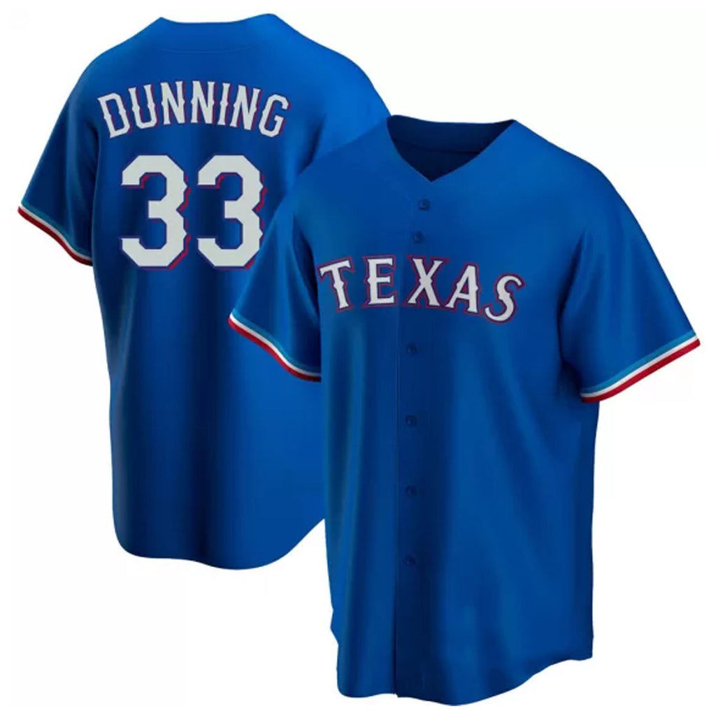 Dane Dunning Texas Rangers 33 Jersey