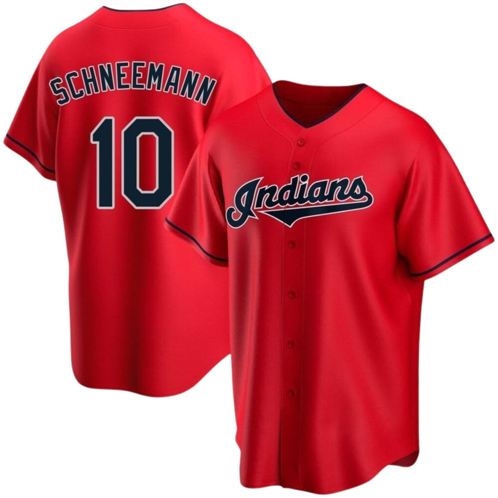 Daniel Schneemann Cleveland Guardians 10 Jersey