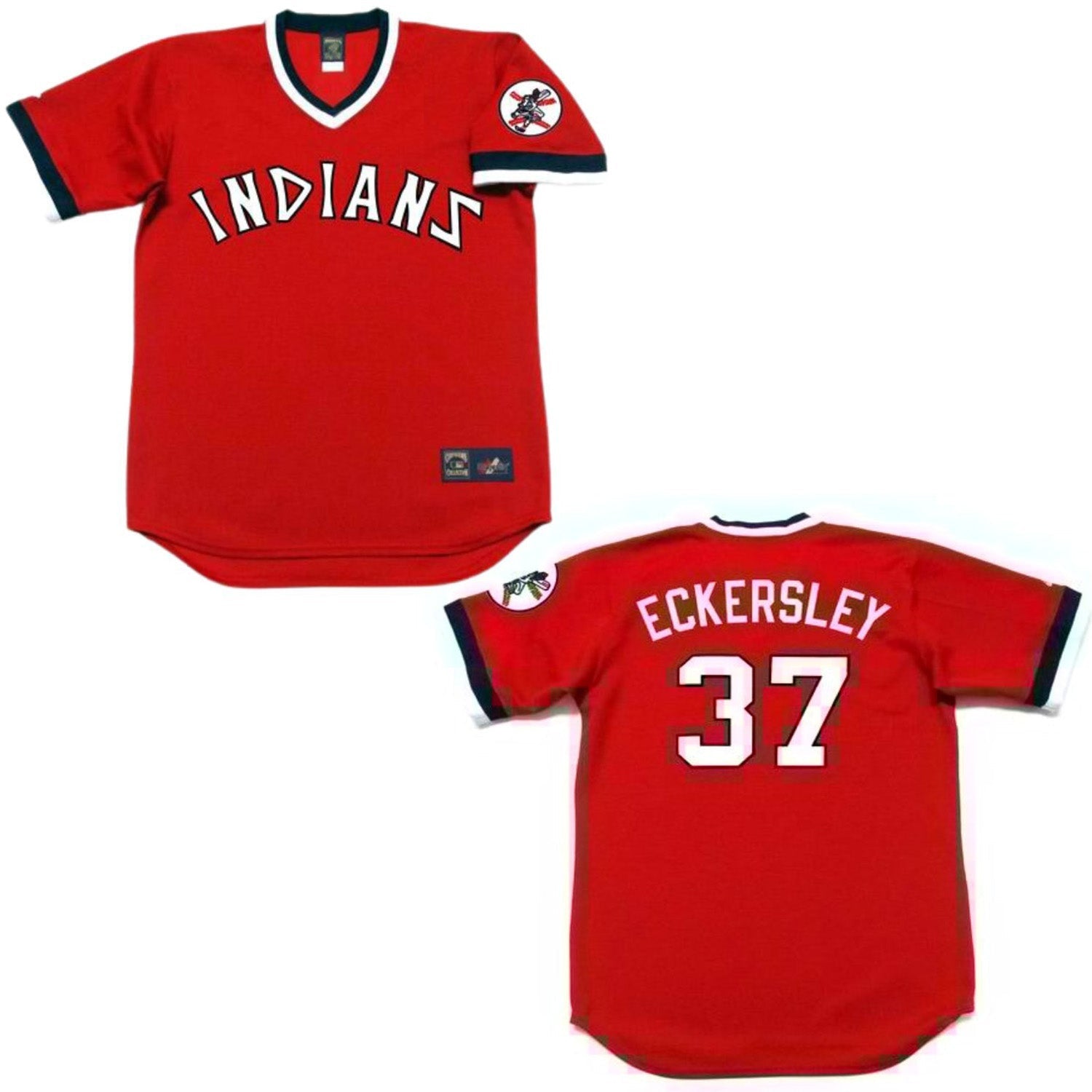 Dennis Eckersley Cleveland Indians 37 Jersey