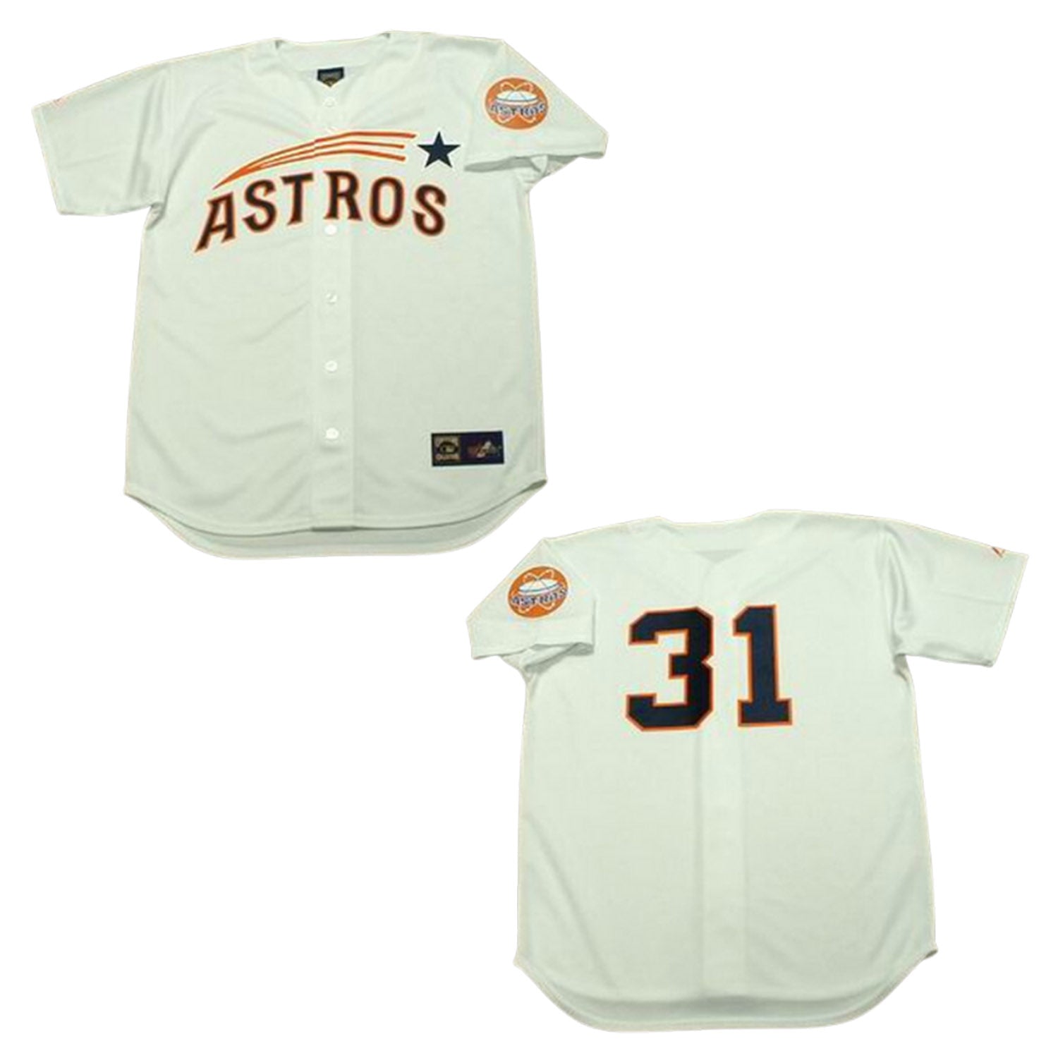 Don Larsen Houston Astros 31 Jersey