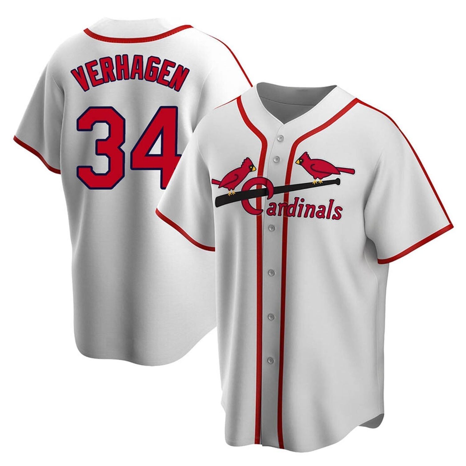 Drew VerHagen St Louis Cardinals 34 Jersey