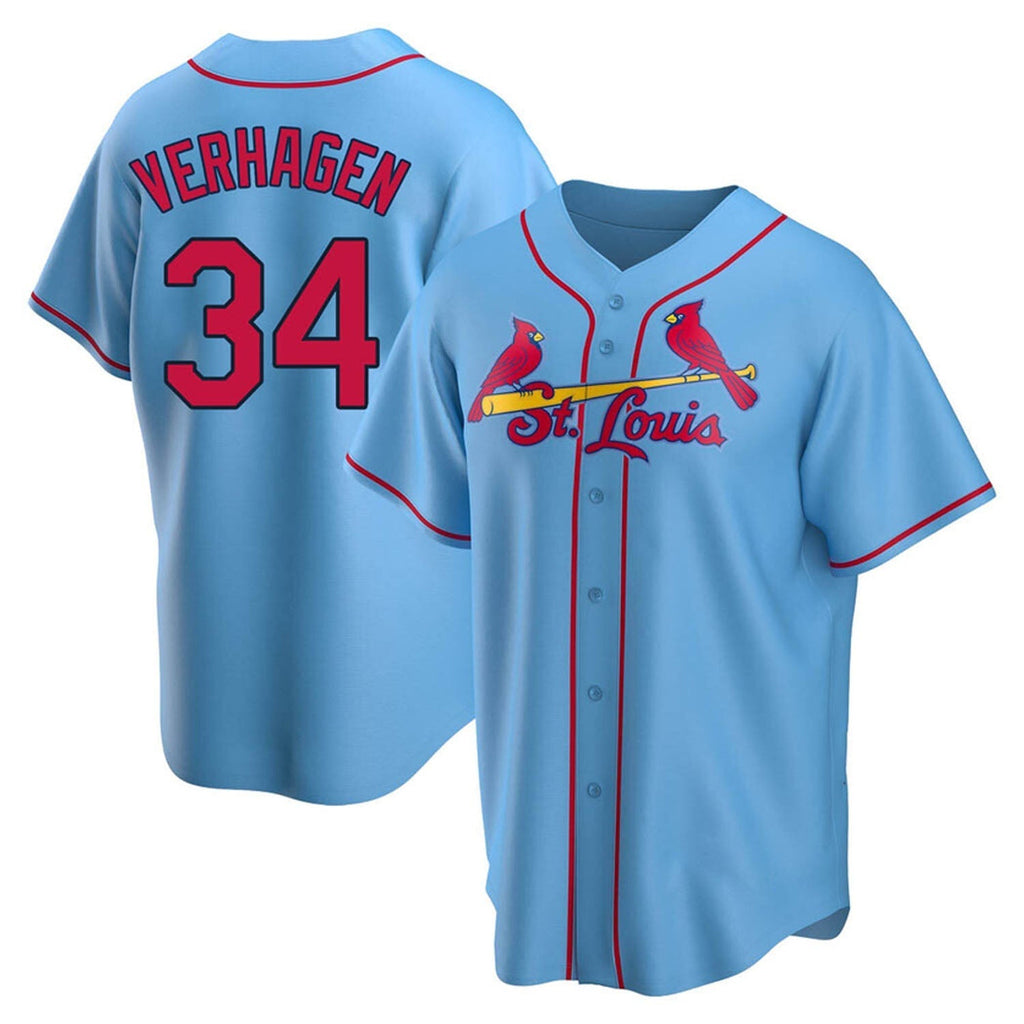 Drew VerHagen St Louis Cardinals 34 Jersey