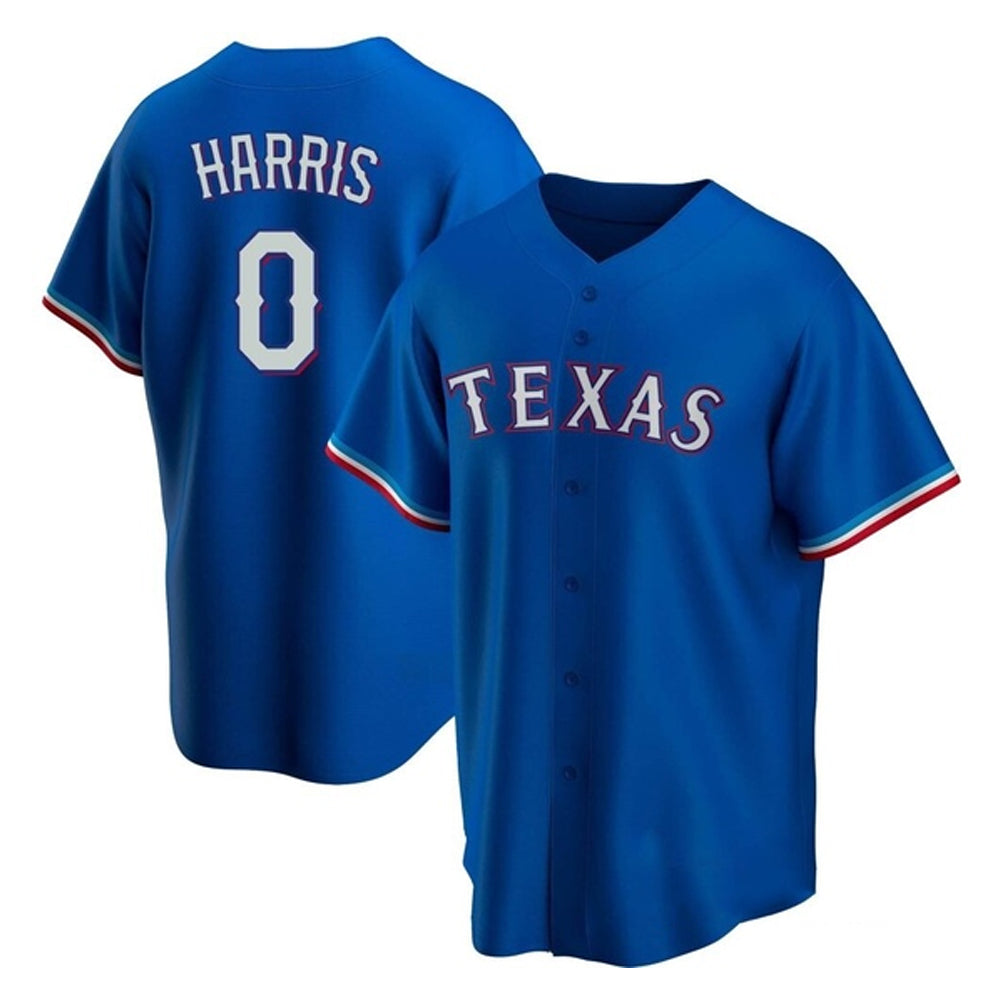 Dustin Harris Texas Ranger 0 Jersey