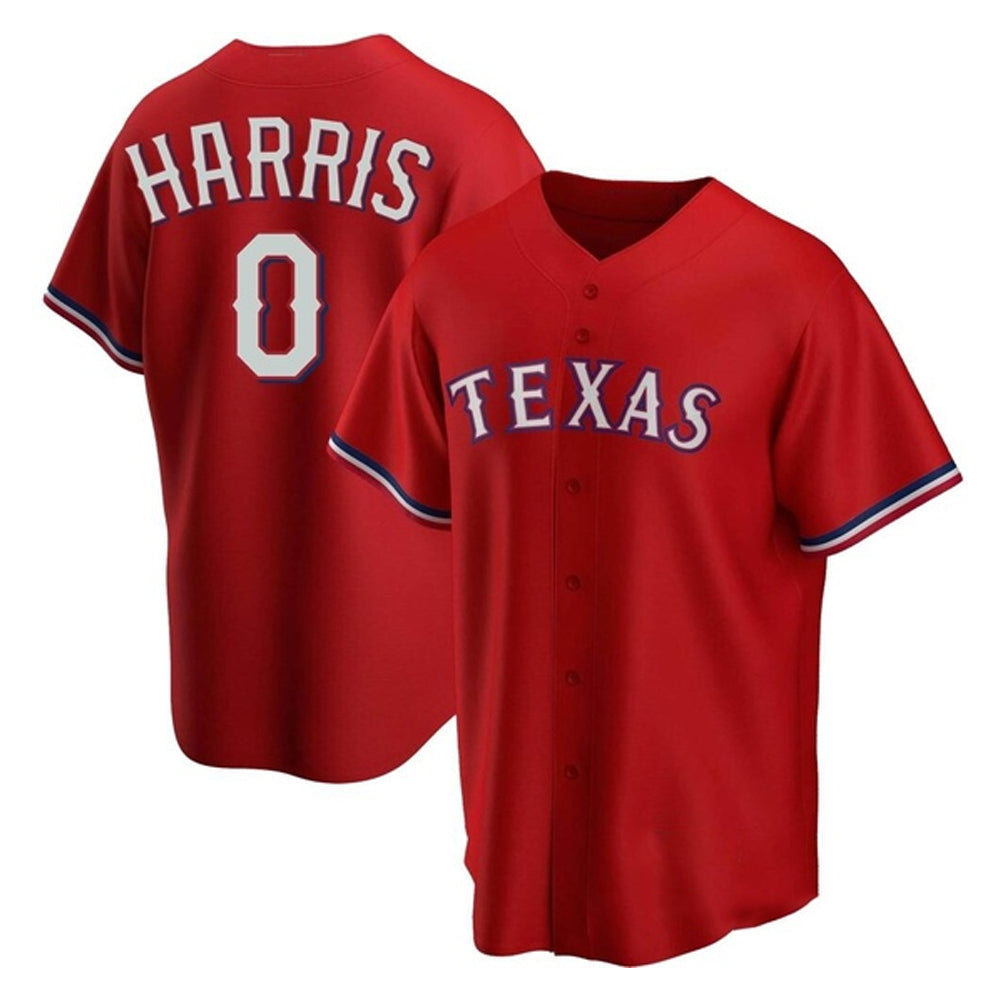 Dustin Harris Texas Ranger 0 Jersey