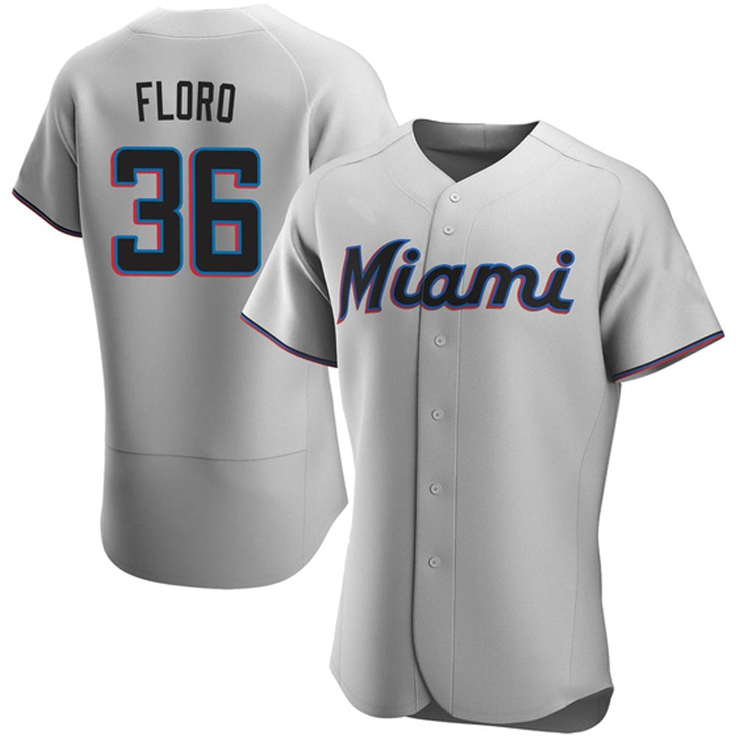 Dylan Floro Miami Marlins 36 Jersey