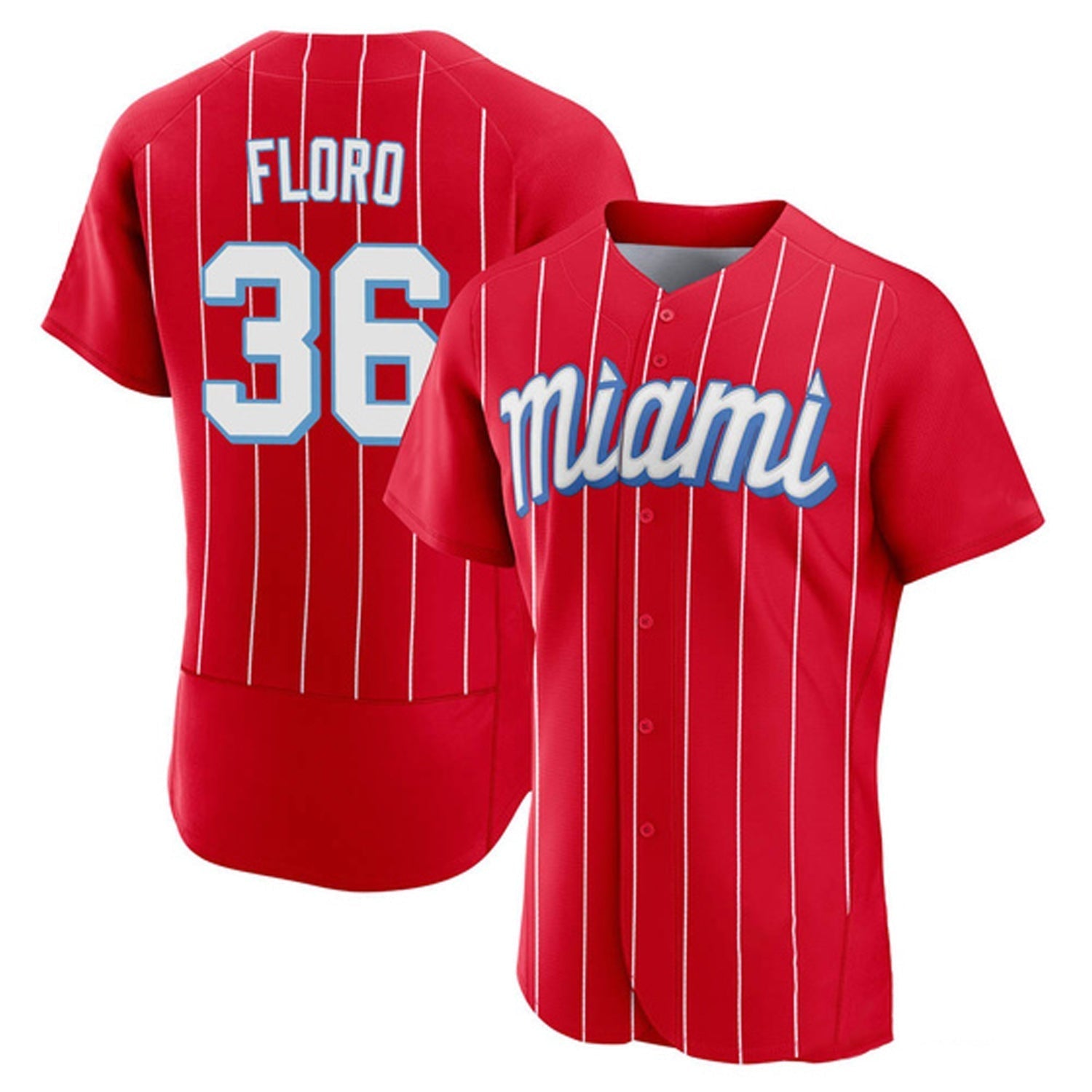 Dylan Floro Miami Marlins 36 Jersey