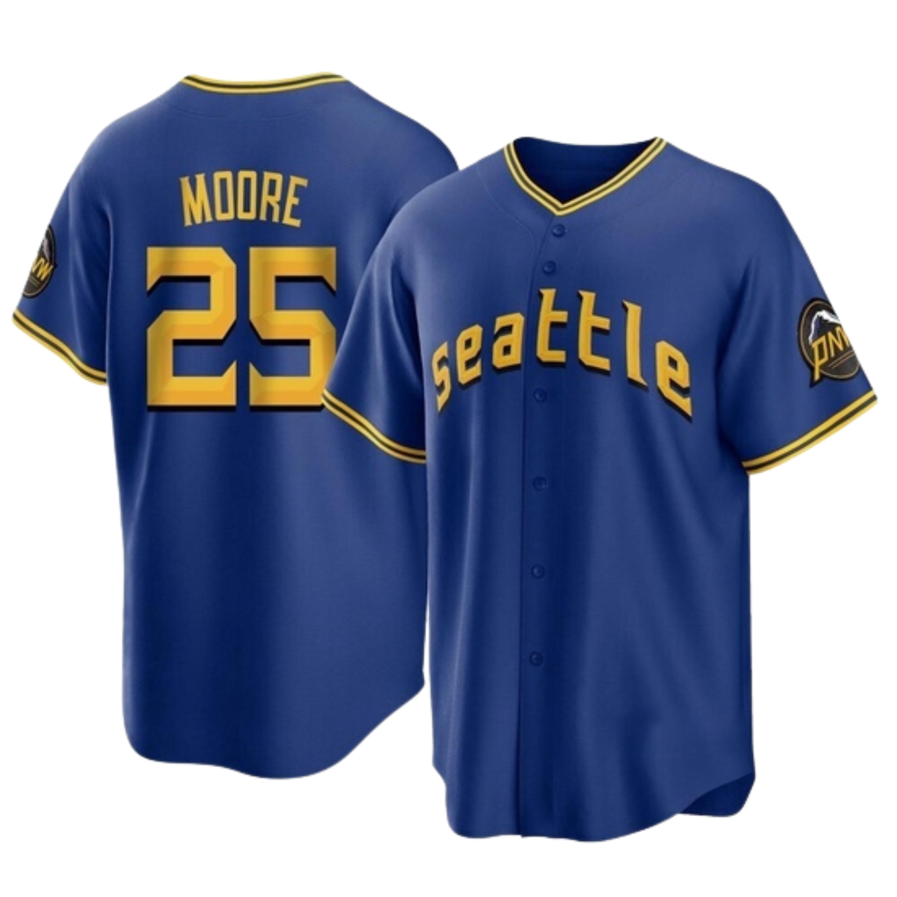 Dylan Moore Seattle Mariners 25 Jersey