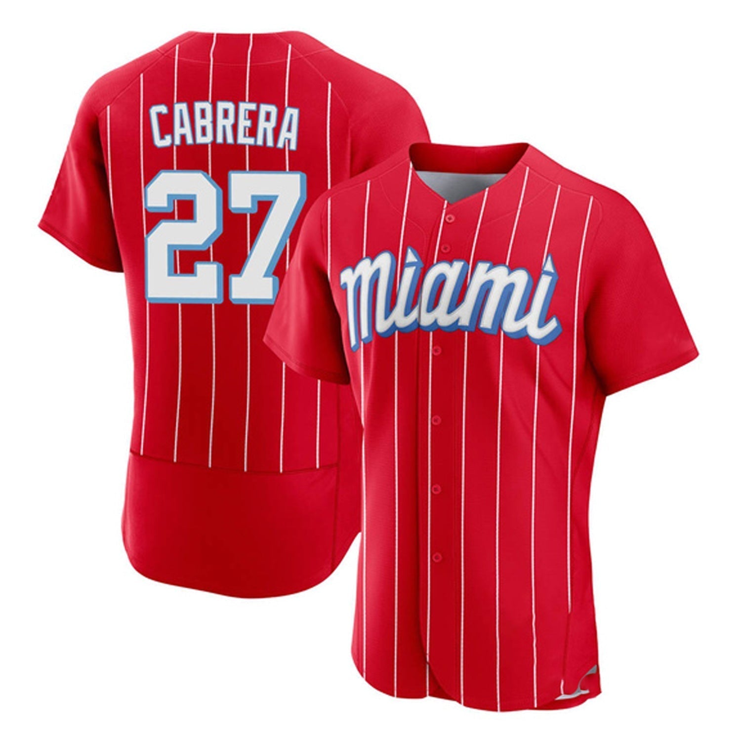Edward Cabrera Miami Marlins 27 Jersey