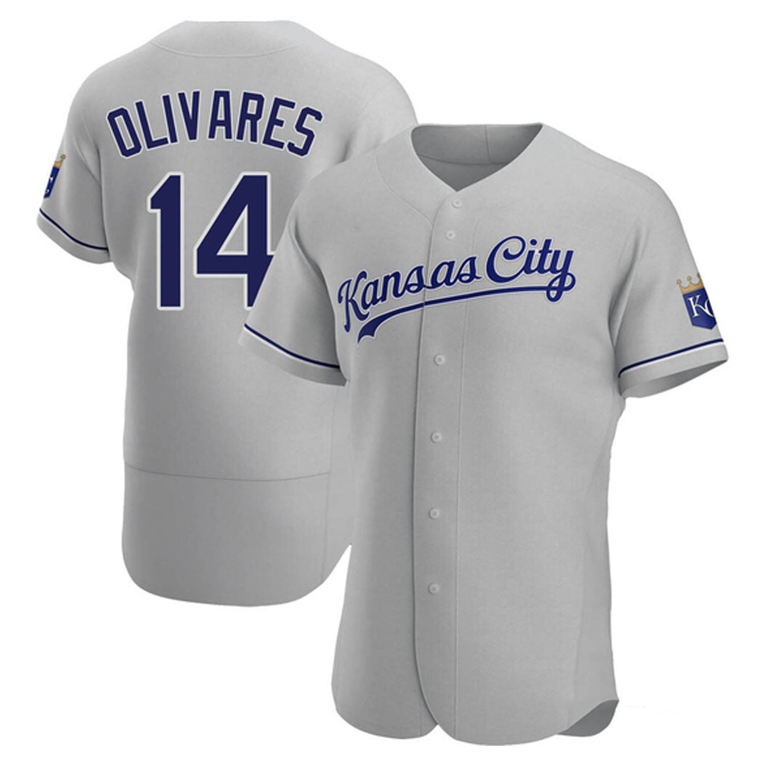 Edward Olivares Kansas City Royals 14 Jersey