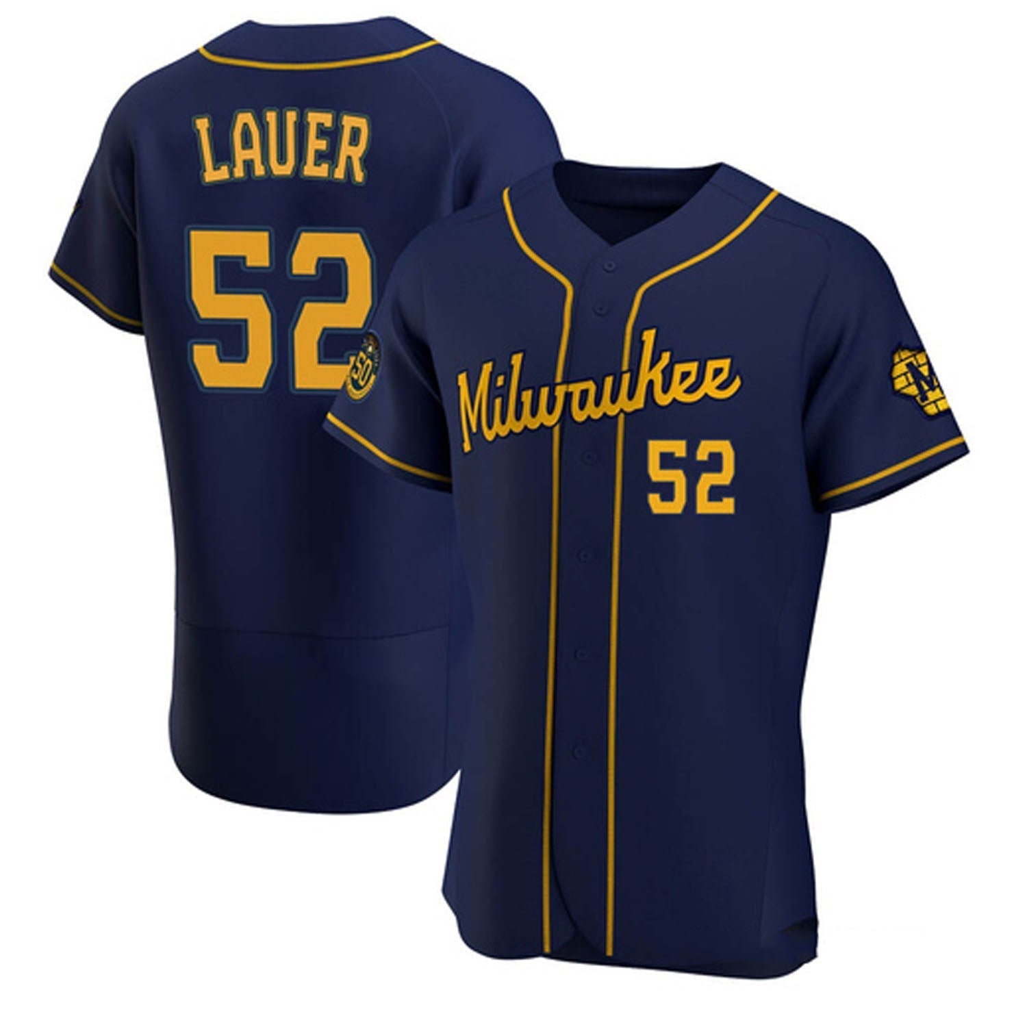 Eric Lauer Milwaukee Brewers 52 Jersey